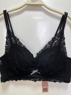 柔软舒适 伊丝艾拉内衣85A无钢圈聚拢厚款