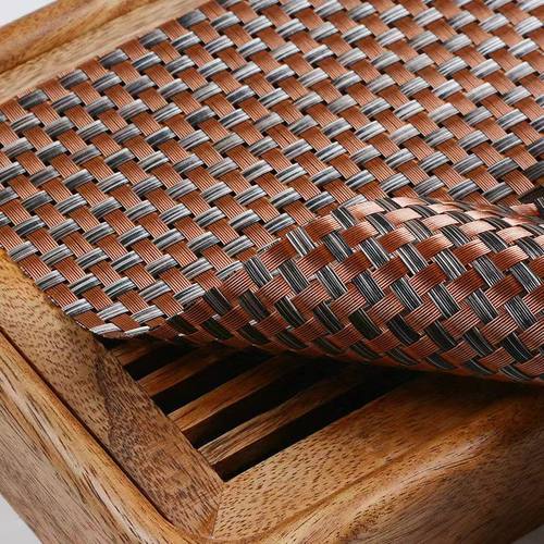 PVC茶盘茶席 中式茶垫功夫茶具配件茶叶渣垫防水隔茶渣网茶台垫子