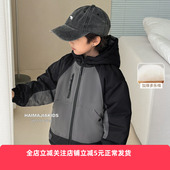 童装 衣服韩版 棉服外套 儿童男童潮加厚棉衣冬装 2025海妈家秋冬新款