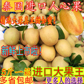 泰国特大人心果非人参果进口大果热带新鲜水果孕妇宝宝果多省 包邮