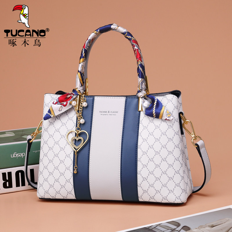 啄木鸟女包2023新款女士通勤手提包时尚妈妈斜挎包夏季送老婆礼物