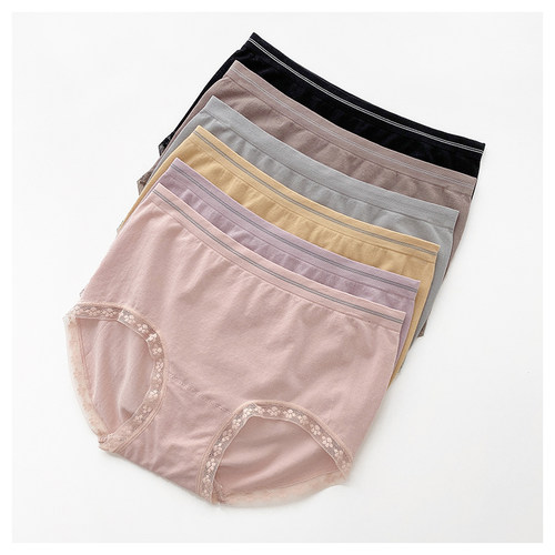 annamito高弹性感蕾丝女士内裤