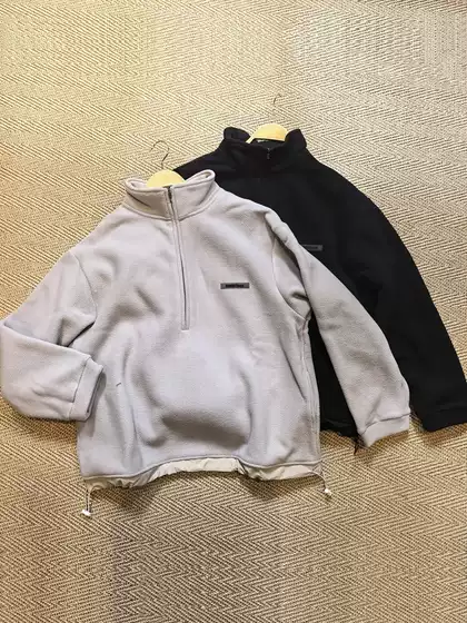 Runs Large!! Clearance Sale! Plus Size Loose Fleece Sweatshirt Sherpa Lined Zip-Up Couple Stand Collar Pullover Streetwear