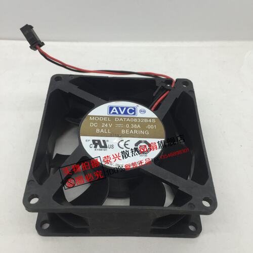 原装AVC奇宏 DATA0832B4S 24V 0.38A 8032 2线滚珠变频器散热风扇