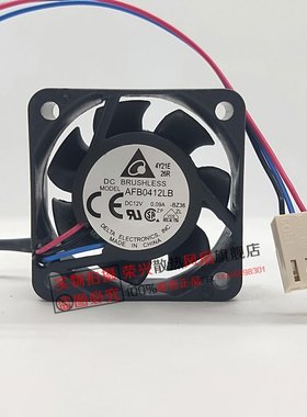 全新台达 AFB0412LB-BZ36超静音风扇 4015 12V 0.09A 3线测速报警