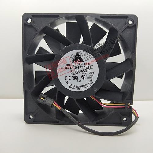 台达12CM24V1.08A3线散热风扇