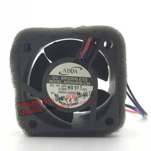 原装 协禧ADDA AD0424HB-C56 4020 24V 0.09A 3线 变频器散热风扇