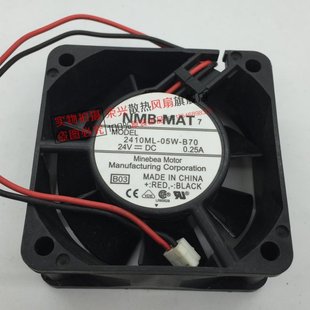 2410ML 05W B70 原装 双滚珠 6025 24V 变频器风扇 美蓓亚NMB