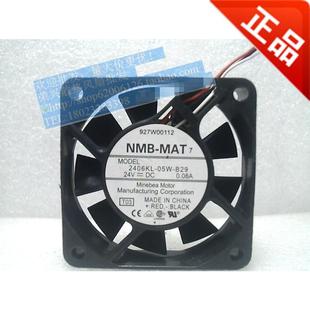 0.08A 6cm 3线变频器散热风扇 NMB 05W 24V 2406KL B29 6015