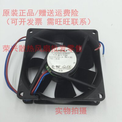 德国 TYP8414NGH 8CM8厘米8025 24V 2.8W滚珠变频器散热风扇