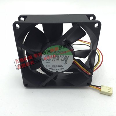 建准SUNON 8025 8CM双滚珠机箱CPU风扇12V 1.7W KD1208PTB1/B2