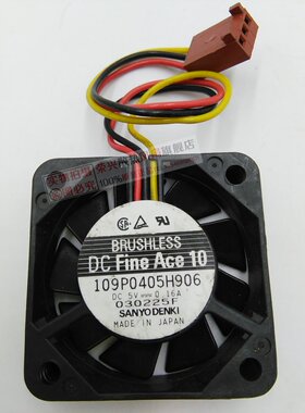 三洋 4010 4CM 5V 0.16A 109P0405H901 109P0405M902 静音风扇