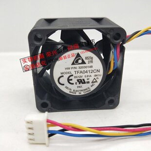 TFA0412CN-BK1U 4028 12V 0.81A暴力 4线PWM控温 交换机风扇
