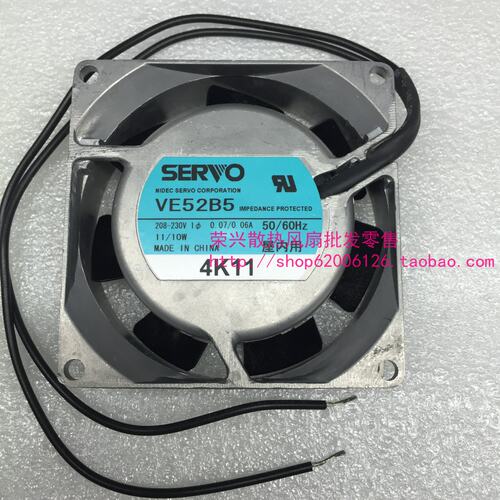 全新日本伺服SERVO VE52B5 8CM 8025 208-230V 11/10W 铝机 风扇