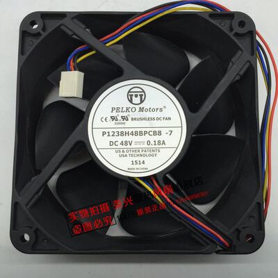 派尔可P1238H48BPCB8-7 12038 48V 0.18A散热风扇P1238H48BPLB8-7