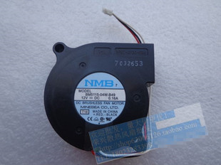 12V 0.16A 3线涡轮离心风扇 NMB 04W 投影机风扇 BM5115 B49 5015