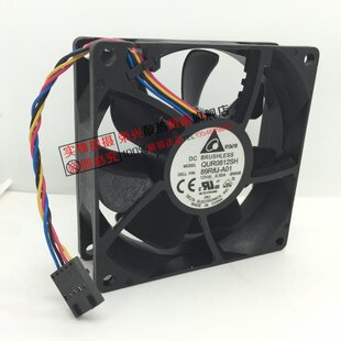 台达 8025 12V 0.50A PWM调速 8CM/厘米 高速风扇 QUR0812SH-BW08