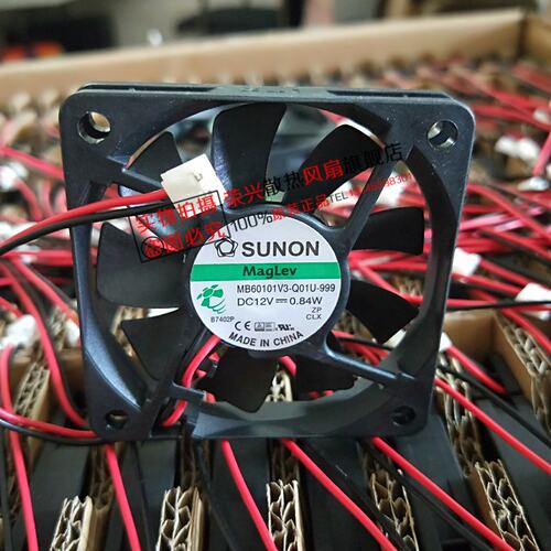 全新建准 6cm超薄 6010 12V 0.84W 2线 风扇 MB60101V3-Q01U-999