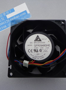 台达 9038 48V 0.39A 双滚珠 9cm9厘米机箱风扇 QFR0948GHE
