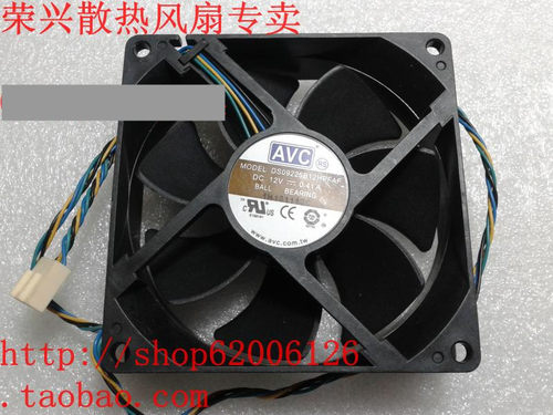 原装 尺寸：92*92*25mm 4线接口 支持PWM调速