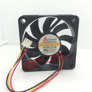 6015 12V 0.14A 元 双轴承 6CM FD126015LB 散热风机风扇 山