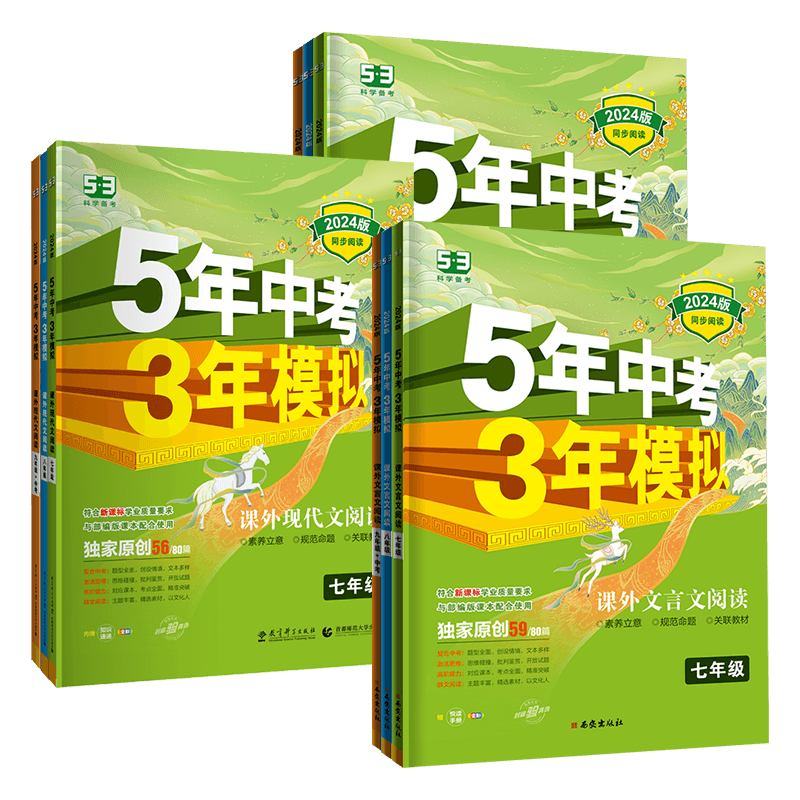 五年中考三年模拟初中课外阅读