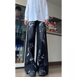 涂鸦中性牛仔裤B24-P50，男装牛仔裤，星座617A-3（原B318）