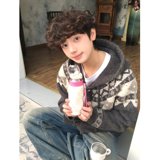 牛角扣连帽毛衣外套B39-68,男装针织衫/毛衣,星座617A-3(原B318), 牛角扣连帽毛衣外套B39-68,男装针织衫/毛衣,星座617A-3(原B318),