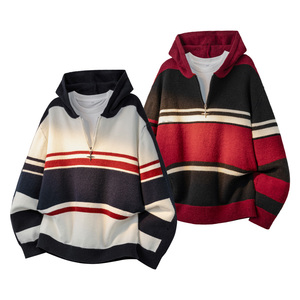 连帽毛衣外套B30-P75，男装针织衫/毛衣，星座617A-3（原B318）