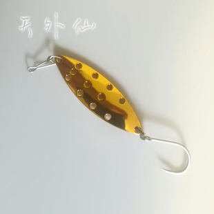 天外仙百变鱼路亚亮片10克/4g变形二代远投翘嘴鲈鱼鳡鱼马口假饵