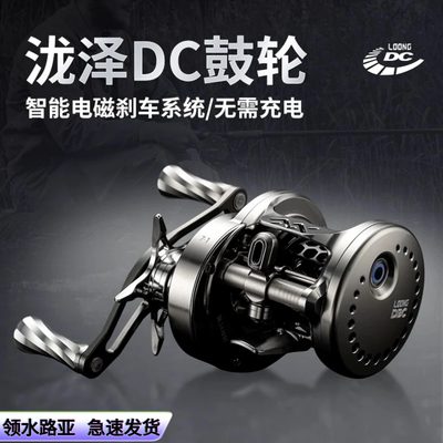 泷泽龙泽鼓轮DC全金属微物泛用路亚轻量化马口白条弹射微物小金轮