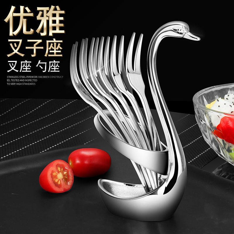 304不锈钢水果叉蛋糕月饼叉