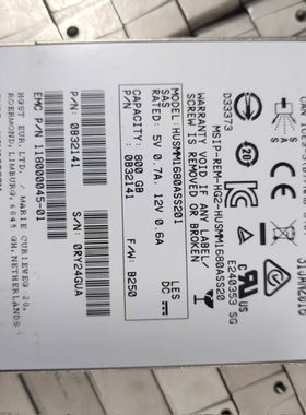 原拆 EMC日立HGST SAS SSD 800G 12Gb 2.5寸固态硬盘