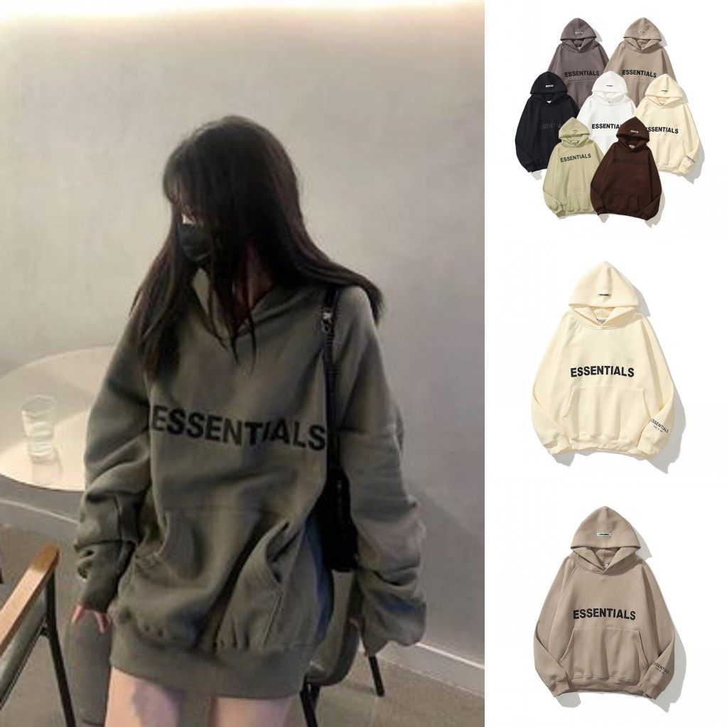 秋冬装新款潮牌essentials fog高街休闲情侣装宽松连帽衫卫衣女男