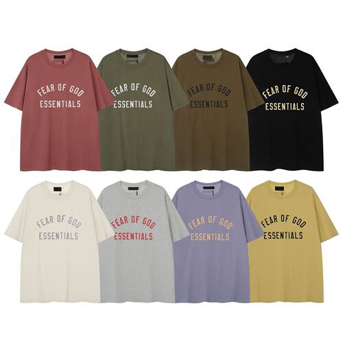 FOG复线Essentials  美式高街夏季宽松情侣短袖潮重磅T恤男女同款