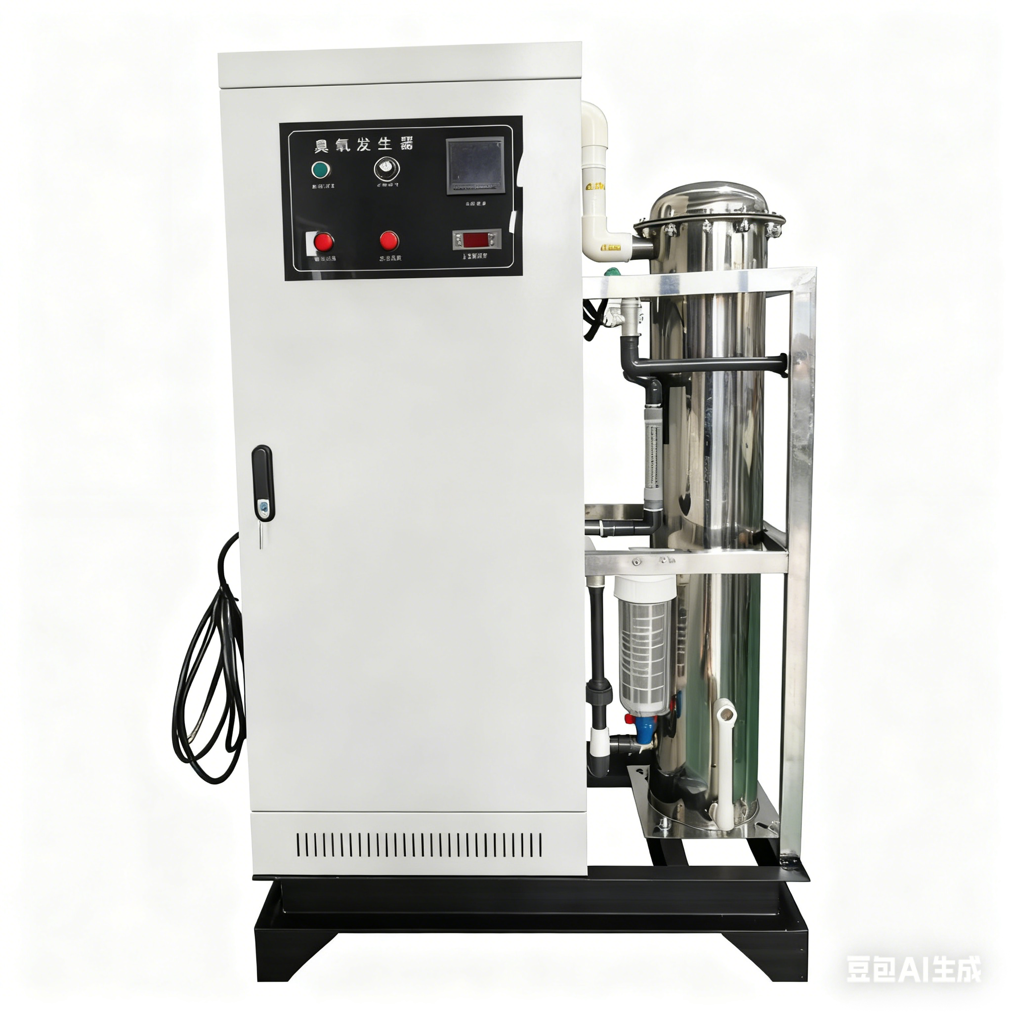 500克氧气源臭氧发生器高浓度洗水厂牛仔裤烘干机脱色污水处理
