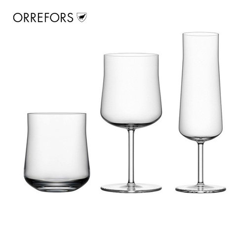 Orrefors进口水晶玻璃红酒杯高脚杯Informal葡萄酒杯家用玻璃酒杯