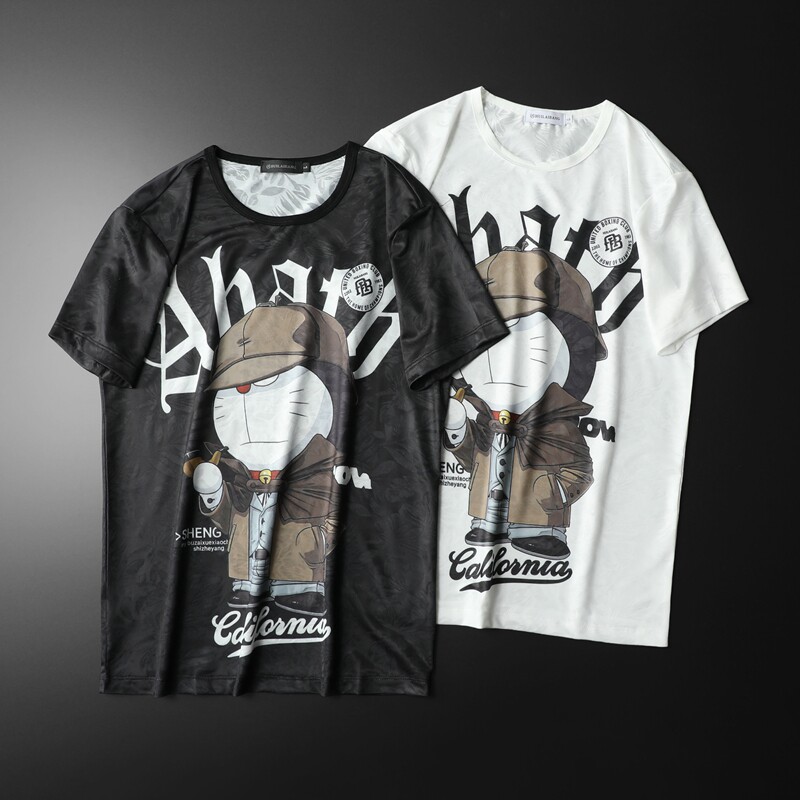 713夏季新款个性潮休闲印花短袖体恤P5095起（有沙发图）,男装T恤,钱塘2010-1