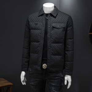 冬季新款翻领休闲羽绒服QT212-7733-P310假模图