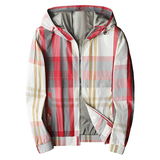 2026春秋季潮男休闲连帽格子外套夹克货号7086-P165，男装夹克，钱塘2010A