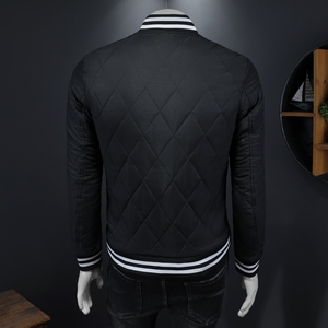 2024冬季新款休闲棒球领保暖棉服QT212-F7237- P210 假模图图片
