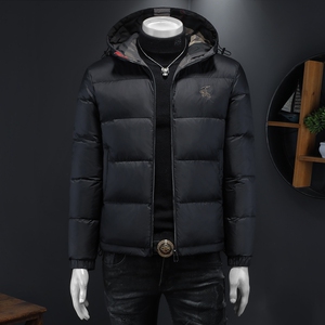 2024冬季新款连帽休闲白鸭绒羽绒服QT212-F7737-P310 假模图图片