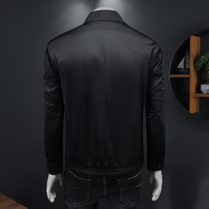 2026春秋法式轻熟风微阔翻领夹克 货号F7719-P185 假模图图片