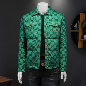 7507 冬季新款羽绒服男白鸭绒休闲保暖外套 P280图片