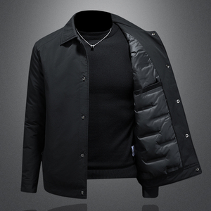 冬季新款翻领轻薄款休闲羽绒服QT212-8828-P285 镂空图图片