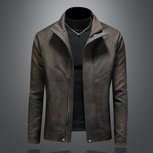 2025新款男皮衣加绒加厚秋冬机车服QT212-货号9012-P160镂空图