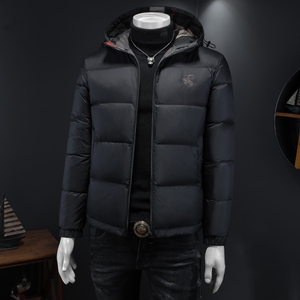 2024冬季新款连帽休闲白鸭绒羽绒服QT212-F7737-P310 假模图图片