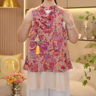 女童连衣裙夏装2026新款儿童夏款小女孩汉服国风中式旗袍裙子夏季