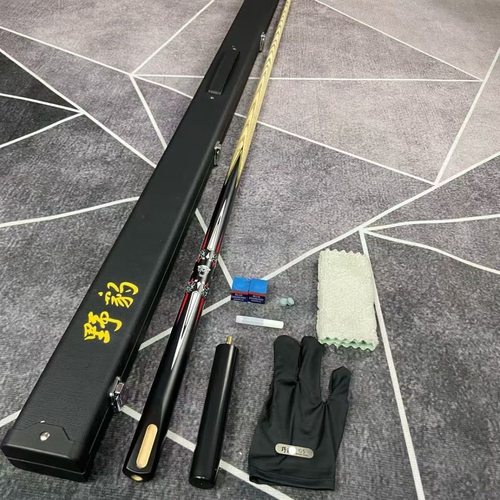 新款野豹G5 同款复刻台球杆 手工小头一体通杆中式黑八九球斯诺克