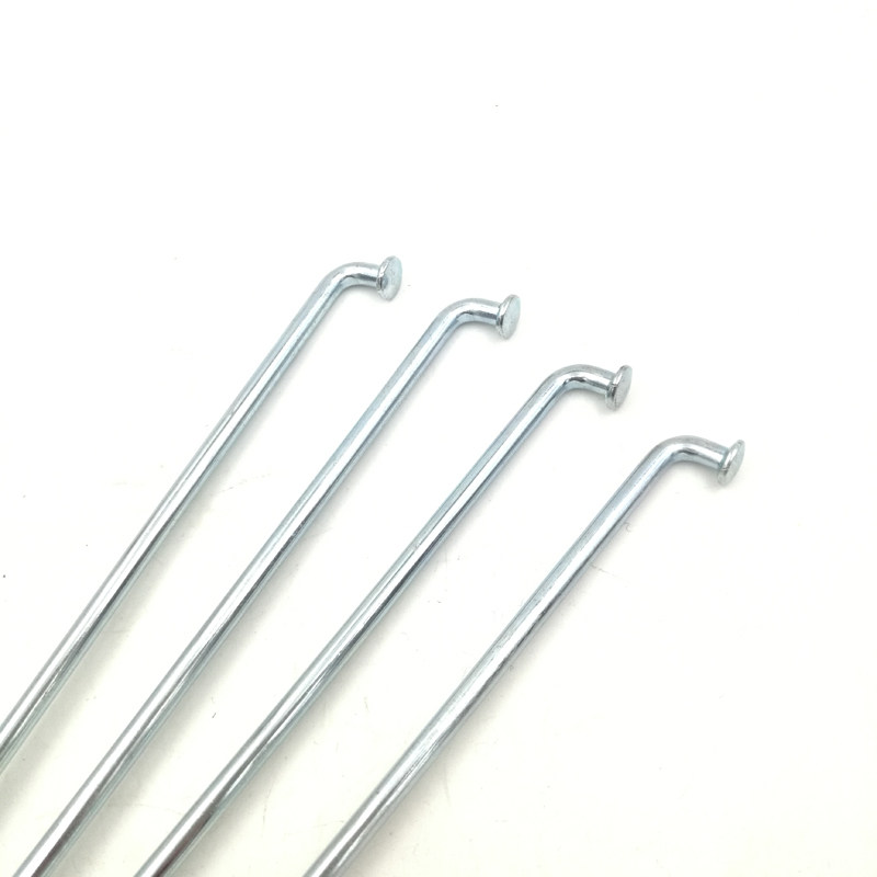 8G/8K直径4.0mm弯头45#钢材质银色镀锌摩托车车轮辐条车条钢丝条